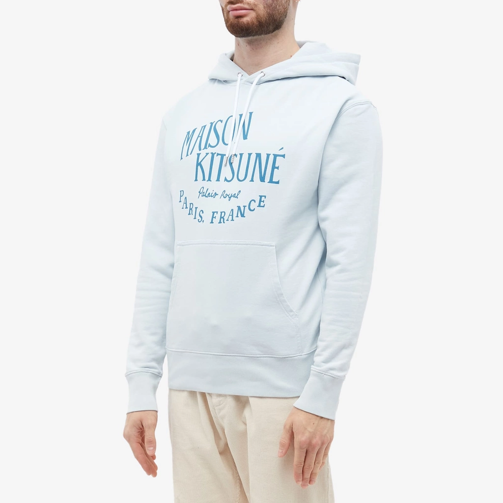 Maison Kitsune Palais Royal Classic Hoodie Grey Blue